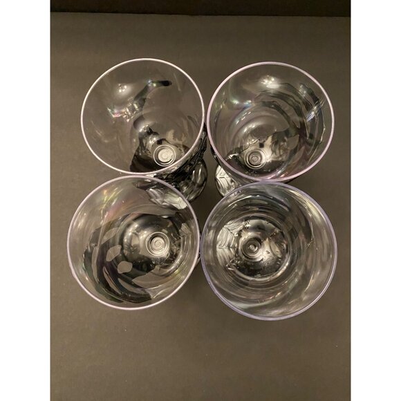Set Of 4 Metallic Silver Gothic 3D Skeleton Hand Goblets with Spider Web Base - Picture 4 of 6